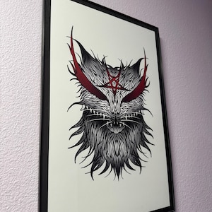 Demon Cat Poster