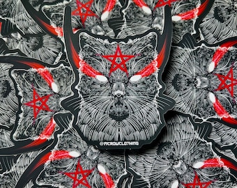 Evil Cat Sticker