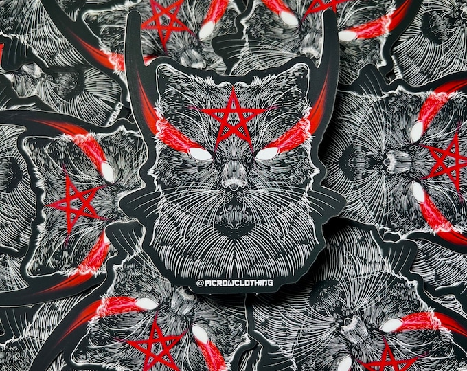 Evil Cat Sticker