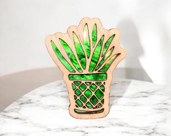 Car vent clip - Plant