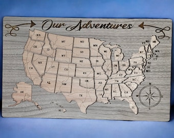 Travel map- Our Adventures