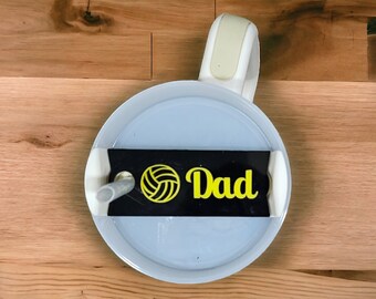 Cup topper- volleyball dad