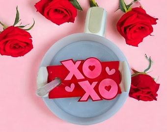 Cup topper- xoxo
