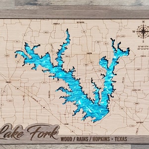 Lake Fork Map-blue