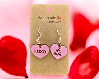 XOXO/Be mine earrings