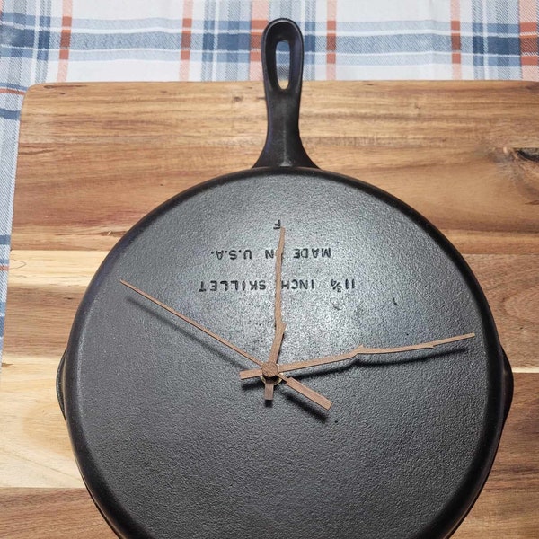 Cast Iron Clock Etsy