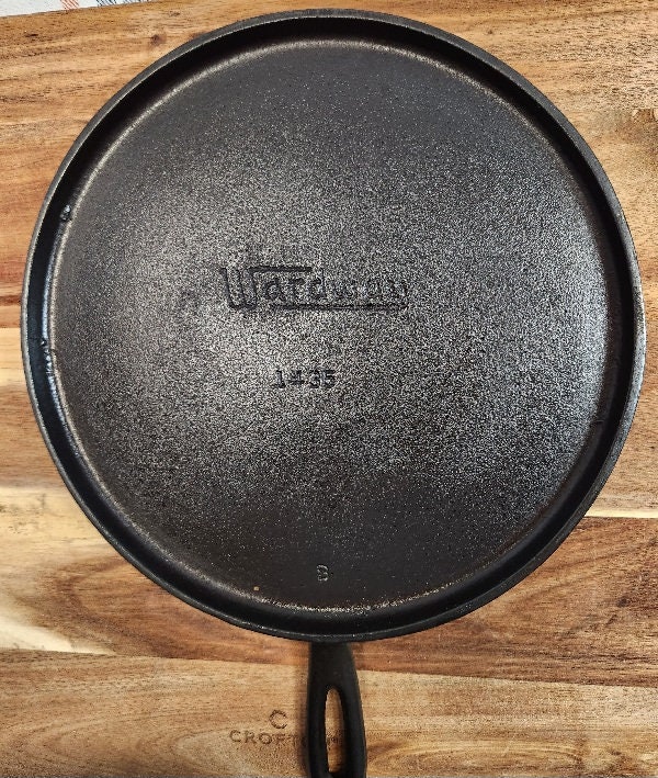 Wardway montgomery Ward 1435 Cast Iron Griddle Etsy