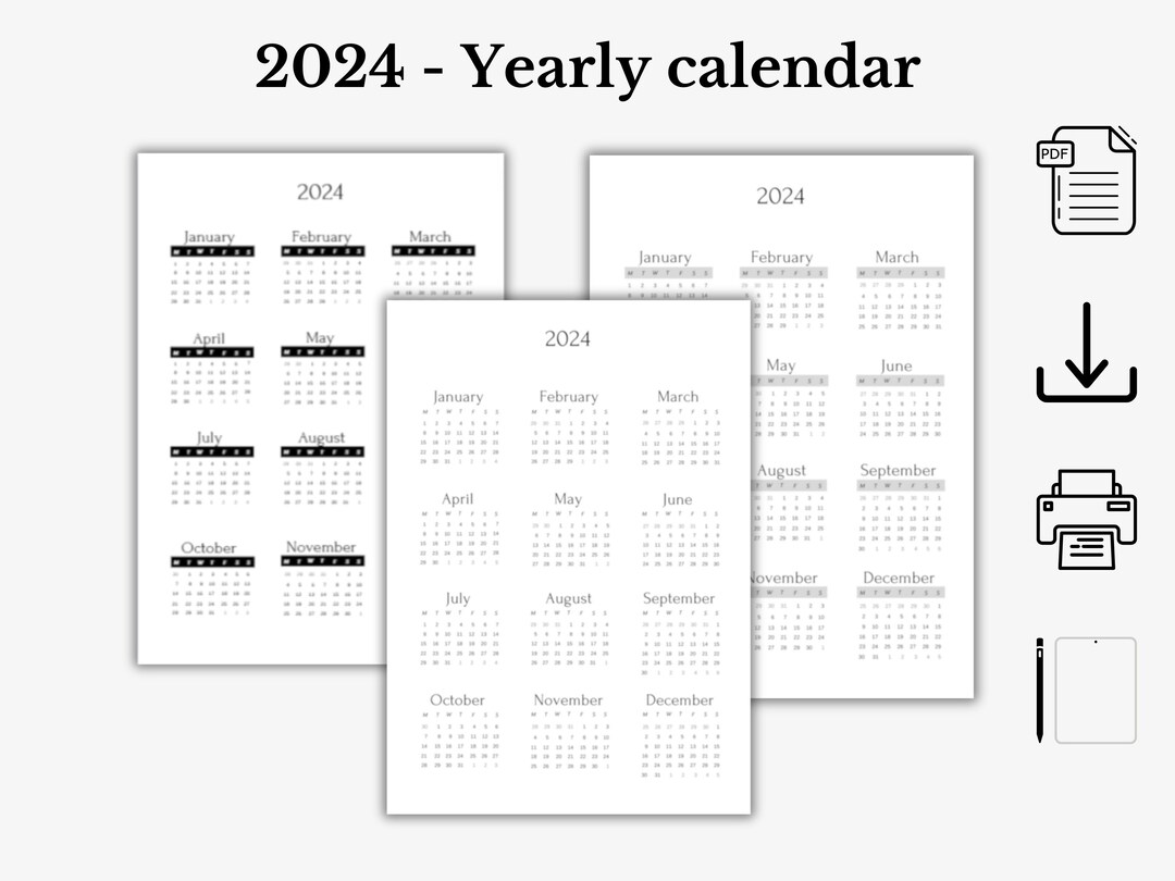 2024-printable-calendar-2024-yearly-minimalist-calendar-etsy