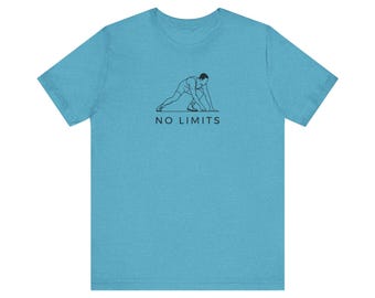 No Limits Wrestler Illustration Tee | Ringen, Minimal Line Art