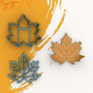 Trinket Dish Maple Leaf Fall Polymer Clay Cutter