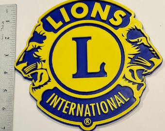 3d Printed Lions Club Logo