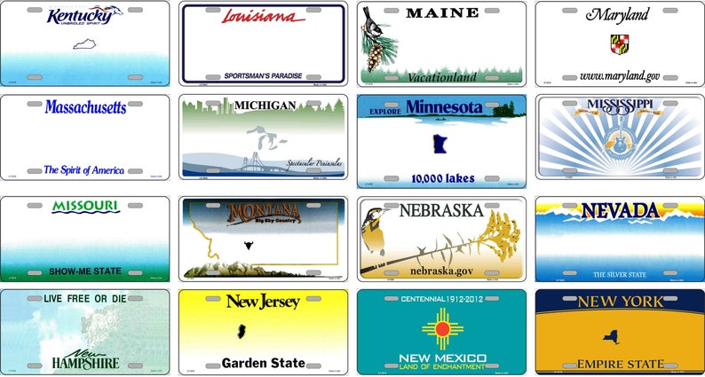 Custom License Plate Stickers Waterproof - Etsy