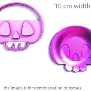 Skull A Trinket Dish Polymer Clay Cutter Fast Shipping