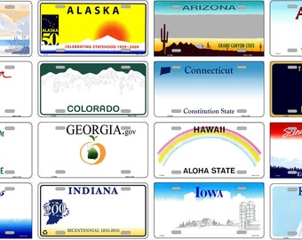 Custom License Plate Stickers Waterproof