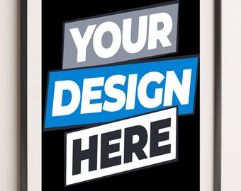 Custom Poster Printing - Personalized Poster- Family Photo Poster - Wedding Poster