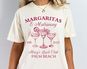 Comfort Colors® Margaritas and Matrimony Shirts, Mexico Bachelorette Party Shirts, Tequila Bachelorette Party Tees, Margarita Bach Party