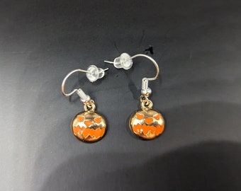 Boucles d'oreilles citrouille d'Halloween