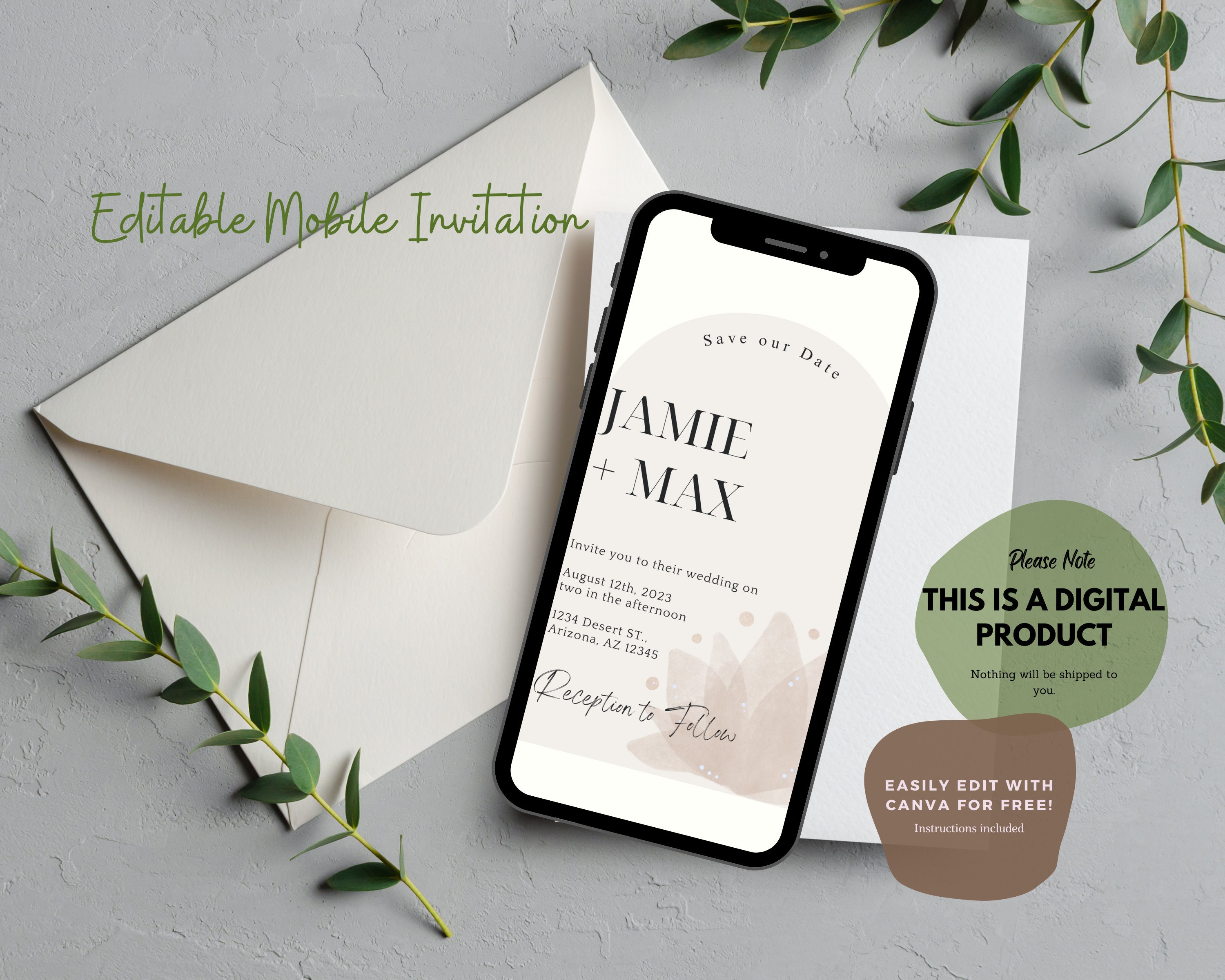 Boho Wedding Editable Template Boho Wedding Printable - Etsy