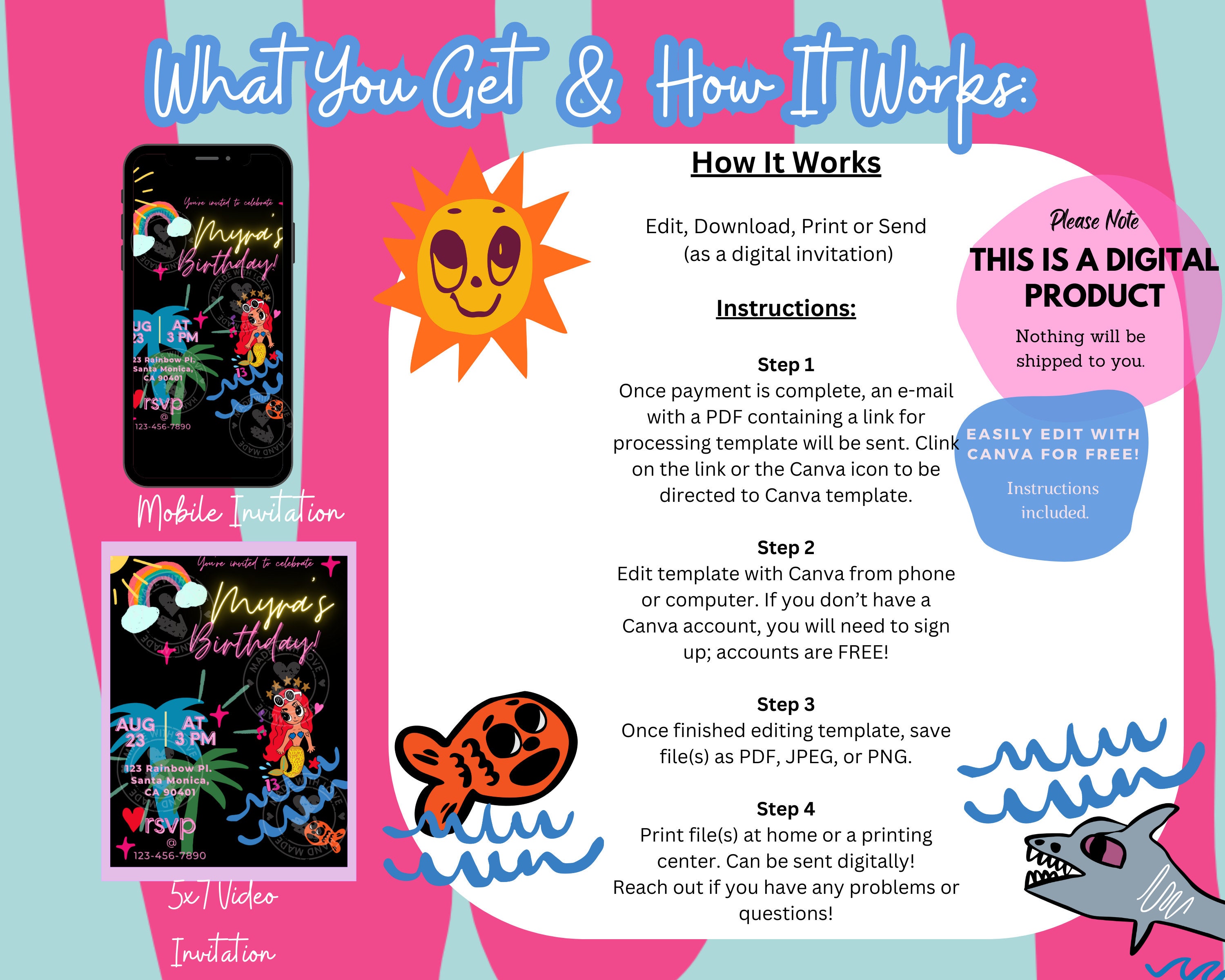 Karol G Party Invitation Template Reggaeton Editable Invitation