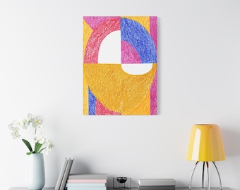 Abstract Figurative Canvas Print | Colorful Wall Art | Arrieta Studio Home Decor
