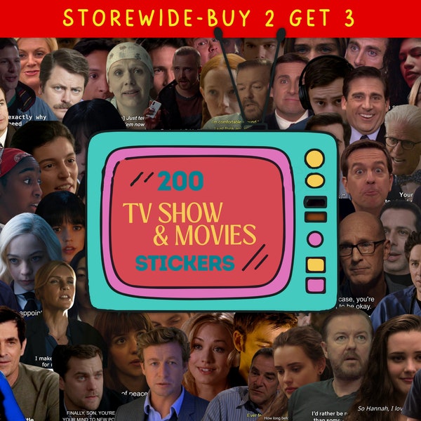 Stickers séries TV, Stickers séries TV, Stickers séries TV numériques, Stickers séries TV numériques, Goodnotes séries TV, Movie Goodnotes, Stickers Séries