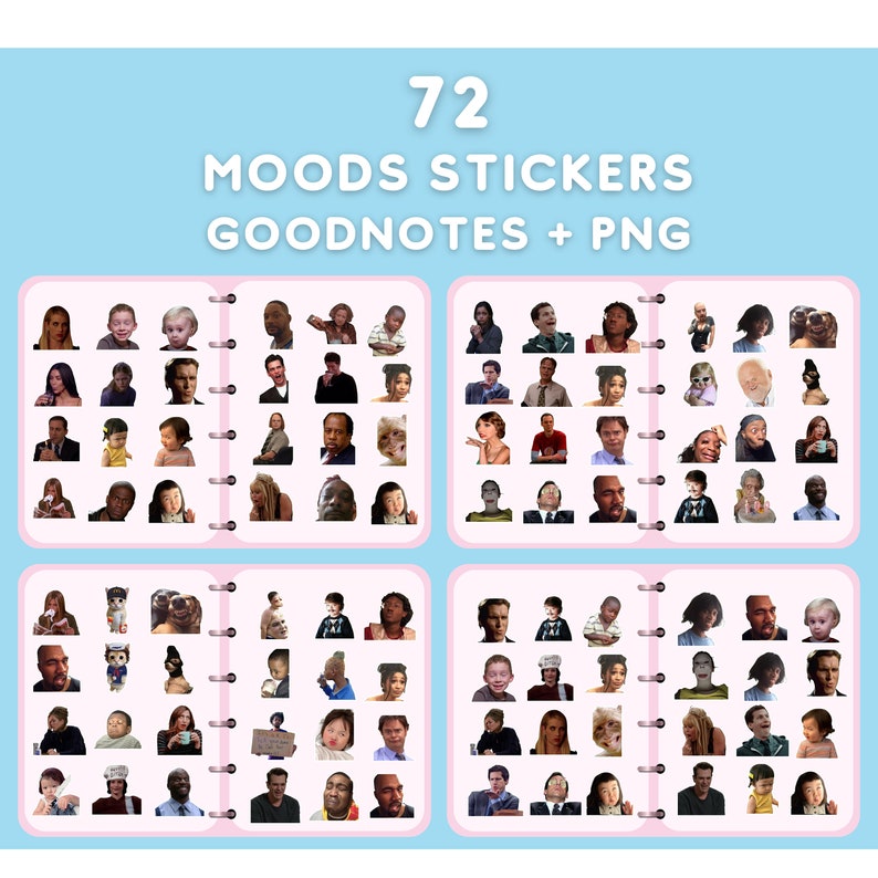 Meme Stickers, Mood Stickers, Funny Meme Sticker , Meme Stickers