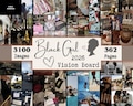 Black Girl Vision Board 2026 Kit Printables - Affirmations & Quotes for Black Woman, Attract Wealth, Manifestation 2026 Vision Board product logo