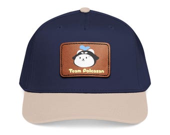 Cappellino TayNew BL Team Polcasan / Cappellino da baseball con toppa in pelle / Stile ispirato a Dispatch / Merchandising per tifosi GMMTV Thai BL / Cappello streetwear unisex