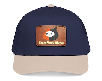 Cappellino GMMTV FirstKhaotung BL Team Yuzu Mumu / Cappellino da baseball con toppa in pelle / Ispirato allo stile Dispatch / Merchandising per fan BL thailandesi / Cappello streetwear unisex