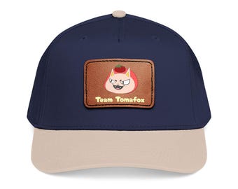 Cappellino GMMTV ForceBook BL Team Tomafox / Cappellino da baseball con toppa in pelle / Ispirato allo stile Dispatch / Merchandising per tifosi BL thailandesi / Cappello streetwear unisex
