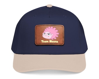 Cappellino GMMTV Nani Hirunkit BL Team Neona / Cappellino da baseball con toppa in pelle / Stile ispirato a Dispatch / Merchandising per fan BL thailandesi / Cappello streetwear unisex