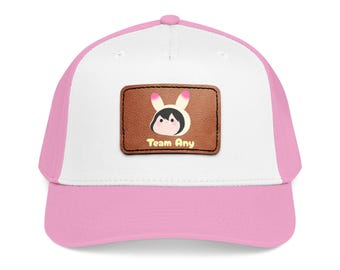 Cappellino da baseball GMMTV EmiBonnie GL Team Any Cap / Cappellino da baseball con toppa in pelle / Stile ispirato a Dispatch / Merchandising per fan GL thailandesi / Cappello streetwear unisex