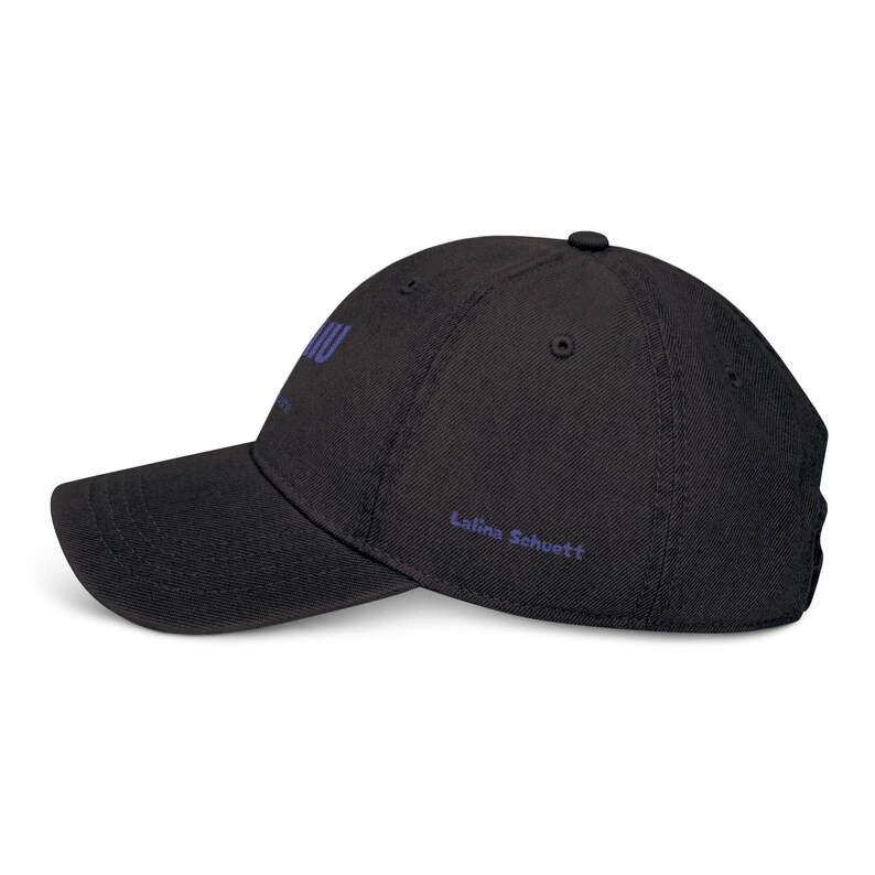 Channel 3 Lenamiu GL Embroidered Logo Denim Hat | Adjustable Baseball Cap | Thai GL Inspired Fan Merch | Unisex Streetwear Cap image 16