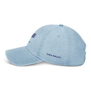 Channel 3 Lenamiu GL Embroidered Logo Denim Hat | Adjustable Baseball Cap | Thai GL Inspired Fan Merch | Unisex Streetwear Cap image 17