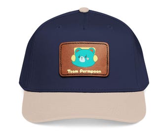 Cappellino da baseball GMMTV PondPhuwin BL Team Permpoon / con toppa in pelle / Ispirato allo stile Dispatch / Merchandising per tifosi BL thailandesi / Cappello streetwear unisex