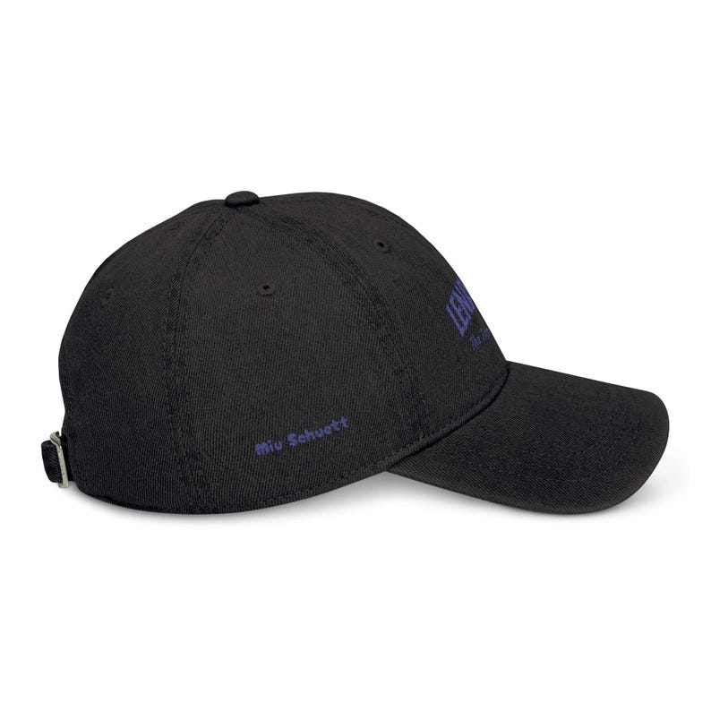 Channel 3 Lenamiu GL Embroidered Logo Denim Hat | Adjustable Baseball Cap | Thai GL Inspired Fan Merch | Unisex Streetwear Cap image 13
