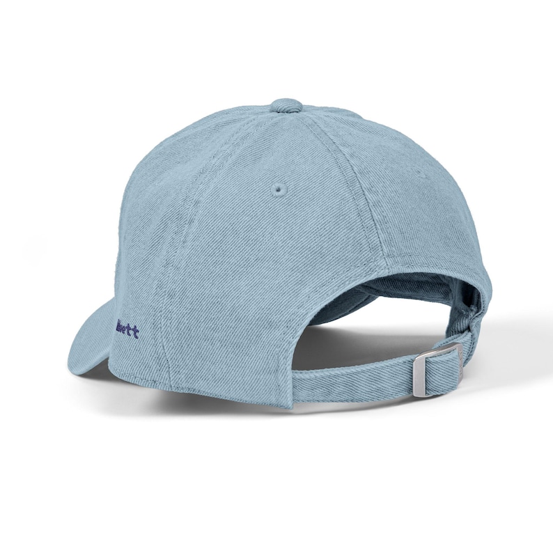Channel 3 Lenamiu GL Embroidered Logo Denim Hat | Adjustable Baseball Cap | Thai GL Inspired Fan Merch | Unisex Streetwear Cap image 5