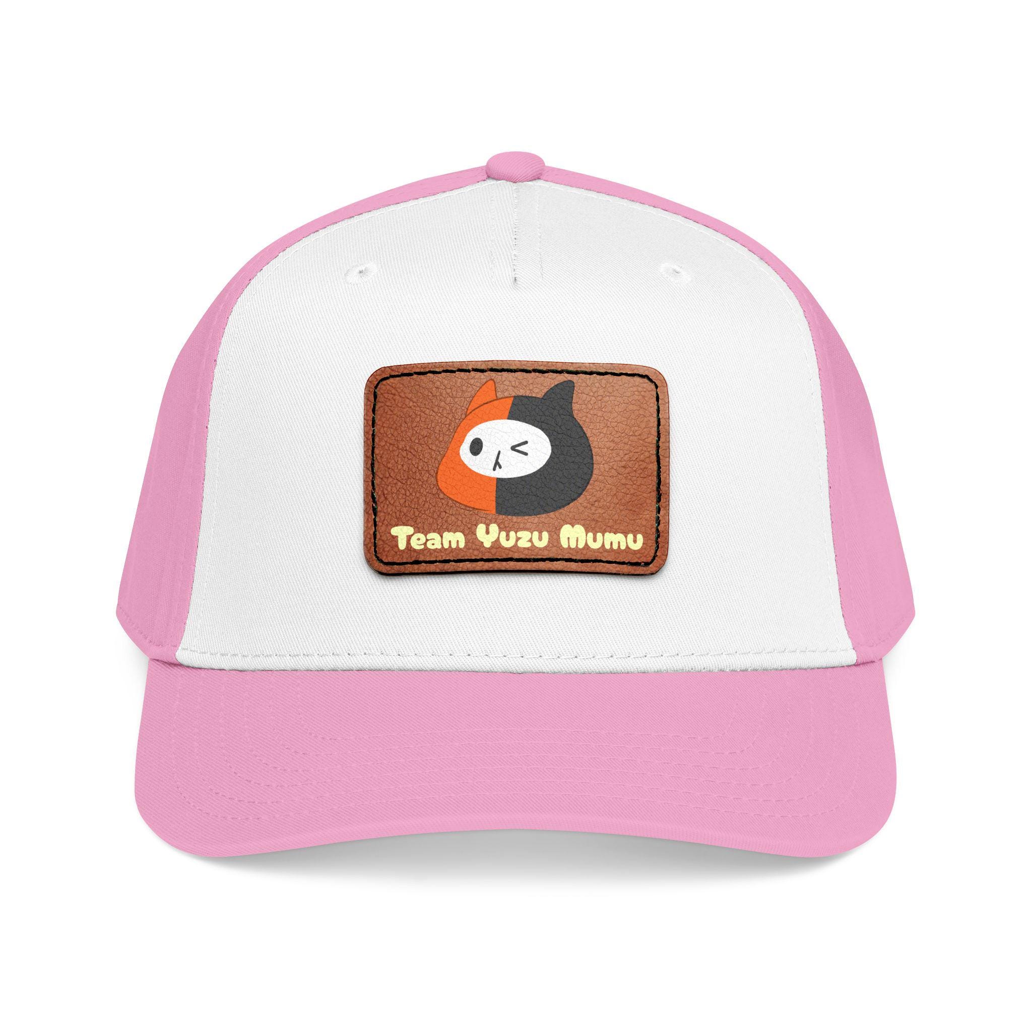 GMMTV Firstkhaotung BL Team Yuzu Mumu Cap | Leather Patch Baseball