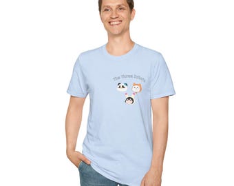 Maglietta SAMTUABAHT con volti di cartoni animati / Merchandising ispirato a GMMTV GL / MilkLove Muvmuv / NamtanFilm Lunar / EmiBonnie Any / Abbigliamento streetwear unisex