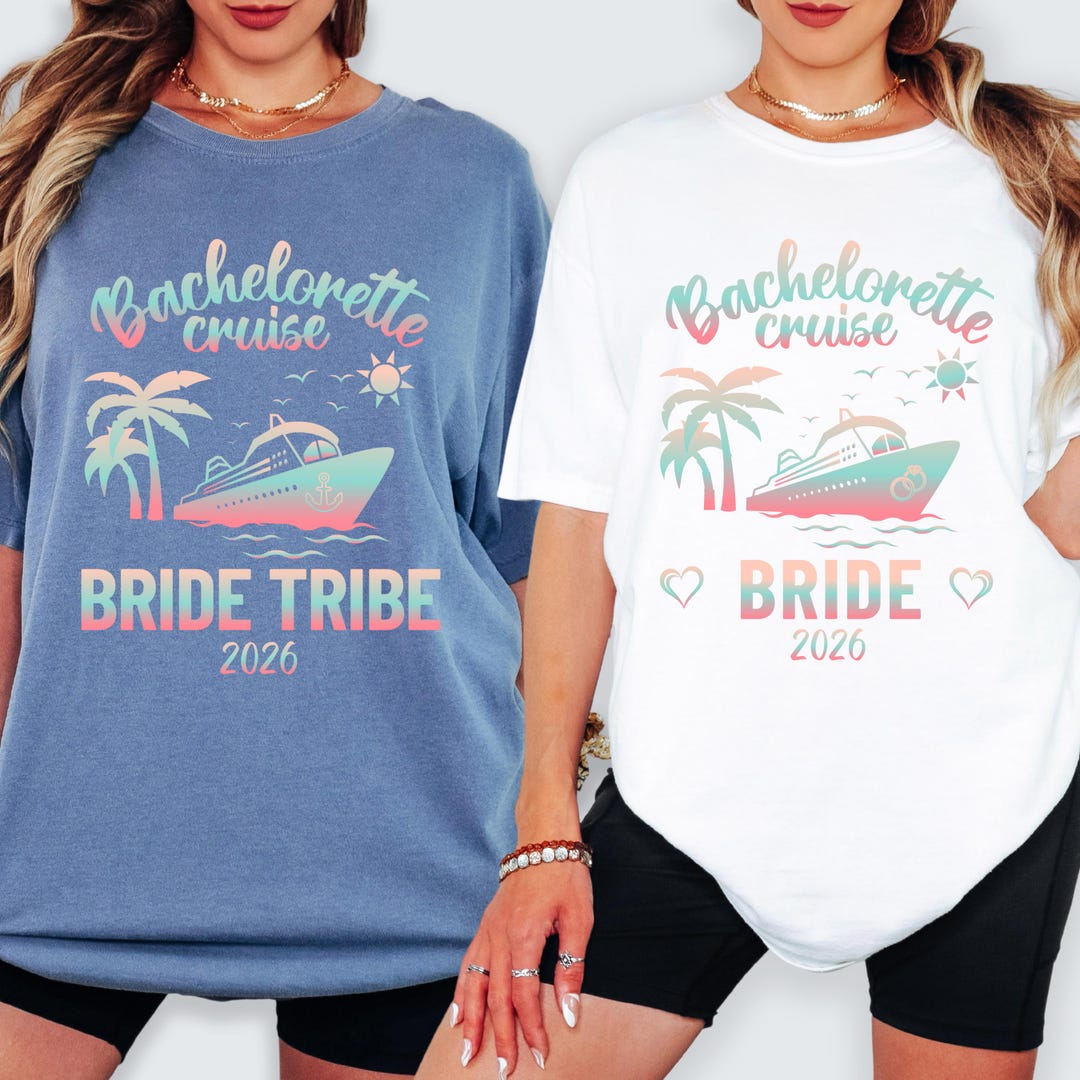 Team Bride Bachelorette Party Shirts, Bride Tribe Matching Tees ...