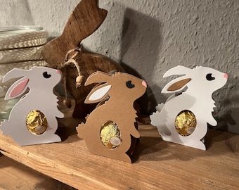 Lapin de Pâques Lapin « Rocher » cadeau d’invité décoration de table souvenir de Pâques