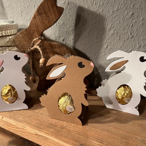 Osterhase Bunny „Rocher“ Gastgeschenk Tischdeko Mitbringsel Ostern