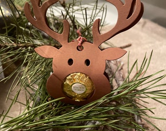 Moose "Rocher" Party Favor Table Decoration Souvenir Christmas Winter Advent