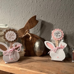 Schoko Hasi Hase Osterhase Schokolöffel BIO Trinkschokolade, heiße Schokolade, Gastgeschenk Geschenkidee Geschenk Präsent Ostern Bild 2