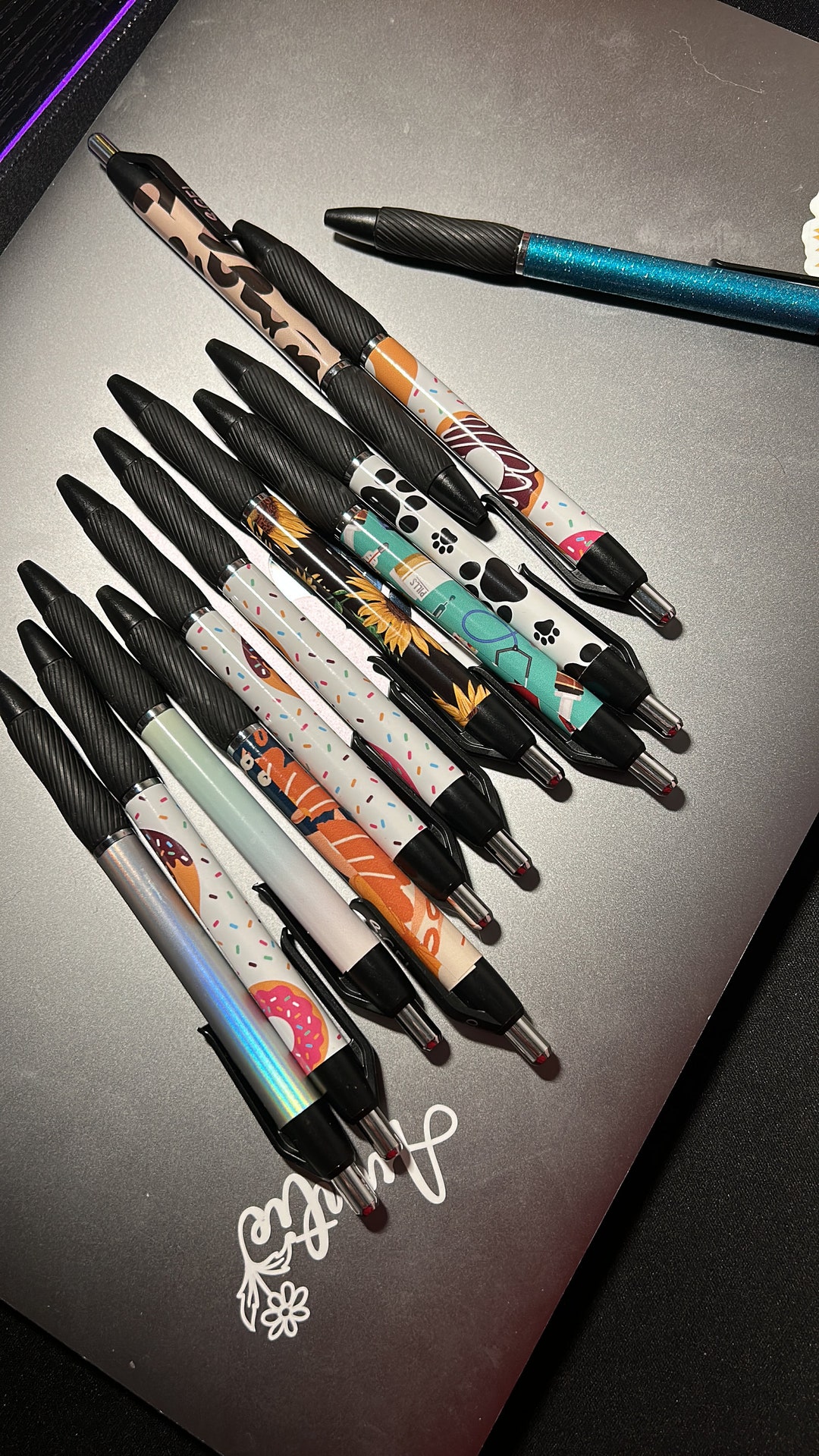 Vinyl Wrapped Sharpie S Gel Pens - Etsy