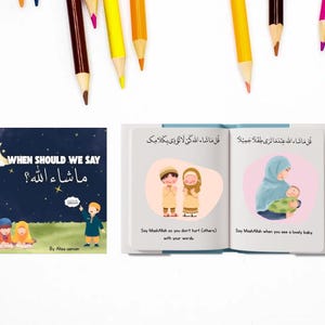 kids MashAllah  Book | Arabic and english islamic learning| Muslim children’s Book| Islamic Manners book
