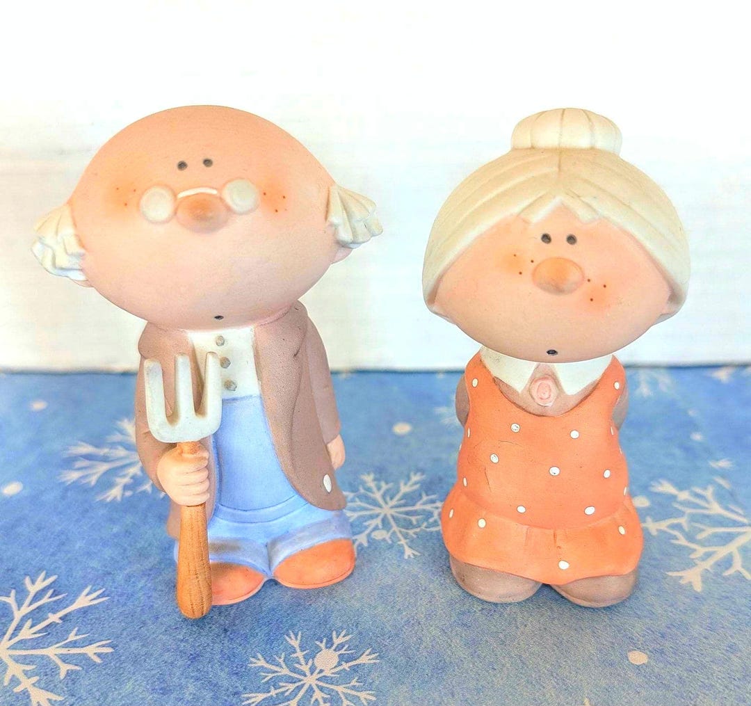 Vintage Bumpkins Uncle Skeeter Aunt Beulah Farmer Homestead Gift by ...