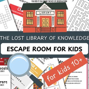 Escape Room for Kids | Printable Escape Room | Classroom Escape Room | DIY Escape Room | Teambuilding Escape Room | Class Escape Room