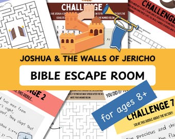 Christian Escape Room | Bible Escape Room for Kids | Christian Team Building Games | Classroom Escape Room | Christian Themed Escape Room