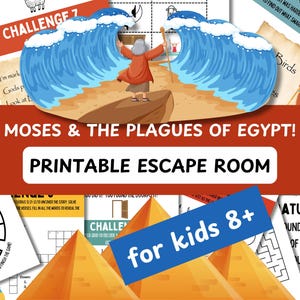 Christian Escape Room | Bible Escape Room for Kids | Christian Team Building Games | Classroom Escape Room | Egyptian Plagues Escape Room